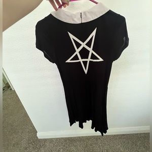 Dollskill black pentagram dress